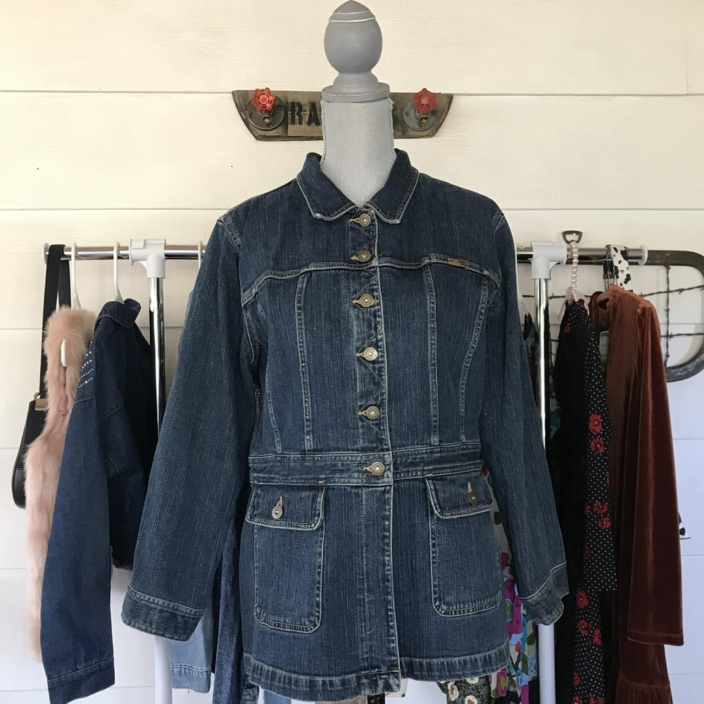 Liz Claiborne Navy Jacket Womens Size Extra Large